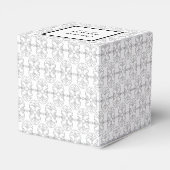 エレガントなブラック＆ホワイトのアートデコスタイル フェイバーボックス (裏面サイド)