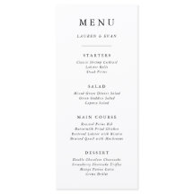 エレガントなブラック＆ホワイトのクラシックウェディング招待状