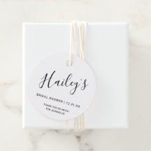 エレガントなブラック＆ホワイトのモダンなブライズシャワー