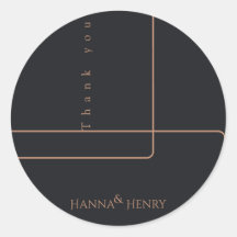 エレガントなブラック ローズ ゴールド モダン