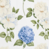 エレガントなブルーのハイドレンジアの花のパターン 壁紙 (縫い目)