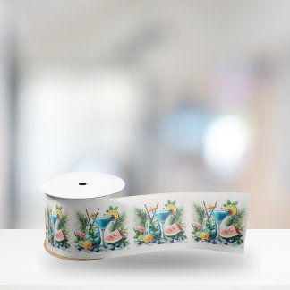 エレガントなブルーベリーのランチ 30歳の誕生日パーティー サテンリボン