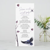 エレガントなプラム&ブラッククロウ ハロウィンパーティーディナー メニュー (スタンド正面)