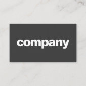 エレガントなプロのシンプルなミニマリスト 名刺 (正面)