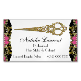 エレガントなプロフェッショナルはフランスのなバロックを切ります マグネット名刺