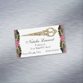 エレガントなプロフェッショナルはフランスのなバロックを切ります マグネット名刺 (インサイチュ)