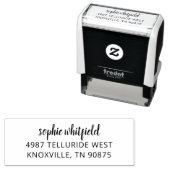 エレガントなプロフェッショナルスクリプト 返信先住所 セルフインキングスタンプ (インサイチュ)