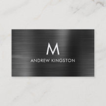 エレガントなプロフェッショナルブラックグレイブラッシュスチール