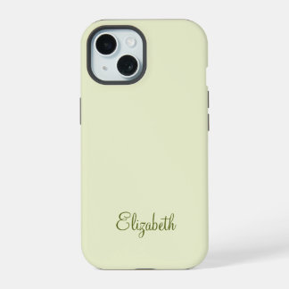 エレガントなプロフェッショナルモノグラム iPhone 15ケース