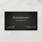 エレガントなプロフェッショナル名刺 名刺 (裏面)