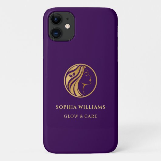 エレガントなプロモーション ビジネス ロゴ iPhoneケース Case-Mate iPhoneケース (裏面)