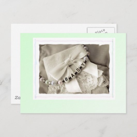 エレガントなベビーの商品 ポストカード (正面/裏面)