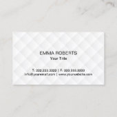 エレガントなベーカリーの金ゴールドのカップケーキのロゴ 名刺 (裏面)