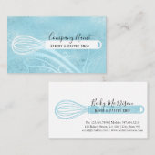 エレガントなベーカリー|の洋菓子屋 名刺 (正面/裏面)