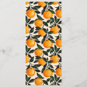 エレガントなベージュのメニューテンプレート メニュー (裏面)