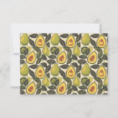 エレガントなベージュの出欠確認カード 出欠カード (裏面)