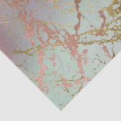 エレガントなベージュ大理石 | ミント sage 緑 ローズゴールド 薄葉紙 (詳細)