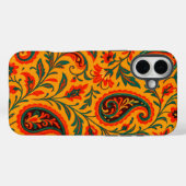 エレガントなペイズリーの花柄 Case-Mate iPhoneケース (裏面 (横))