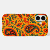 エレガントなペイズリーの花柄 Case-Mate iPhoneケース (裏面 (横))
