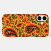 エレガントなペイズリーの花柄 Case-Mate iPhoneケース (裏面 (横))