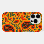 エレガントなペイズリーの花柄 Case-Mate iPhoneケース (裏面 (横))