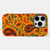 エレガントなペイズリーの花柄 Case-Mate iPhoneケース (裏面 (横))