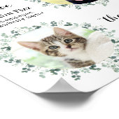 エレガントなペット ウェディング ドッグ 3 フォト ポスター (角)