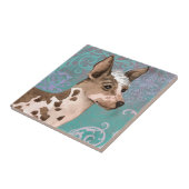 エレガントなペルーのインカ人の蘭 タイル (側面)