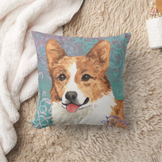 エレガントなペンブロークのウェルシュコーギー クッション (ブランケット)