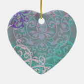 エレガントなペンブロークのウェルシュコーギー セラミックオーナメント (裏面)