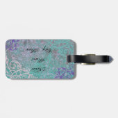 エレガントなペンブロークのウェルシュコーギー ラゲッジタグ (裏面横)