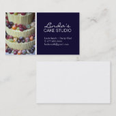 エレガントなペーストリー作りの職人の名刺 名刺 (正面/裏面)