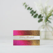 エレガントなホイルの一見の名刺 名刺 (スタンド正面)