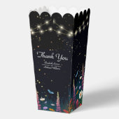 エレガントなホタルの素朴なウェディング招待のお礼の品 フェイバーボックス (正面)