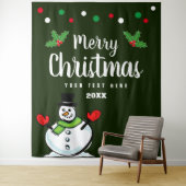 エレガントなホリデーシーズンのクリスマスパーティーの写真用背景 タペストリー (インサイチュ)