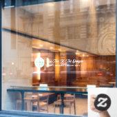 エレガントなホリデーシーズンの店舗用ウィンドウクリング ウィンドウサイン (カフェ窓)