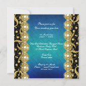 エレガントなホリデーパーティー「年終」イベント 招待状 (裏面)