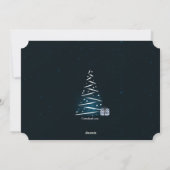 エレガントなホリデー写真カード シーズンカード (裏面)