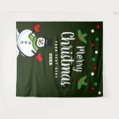 エレガントなホリデー クリスマスパーティーの写真用背景 タペストリー (正面(横))