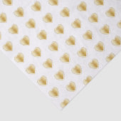 エレガントなホワイトゴールドおよびダイヤモンドのハート 薄葉紙 (詳細)