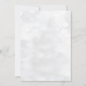 エレガントなホワイトスノー＆ゴールドの新年会パーティー 招待状 (裏面)