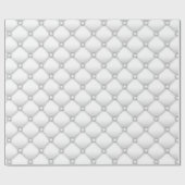 エレガントなホワイトダイヤモンド ラッピングペーパー (フラット)