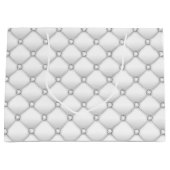 エレガントなホワイトダイヤモンド ラージペーパーバッグ (正面)