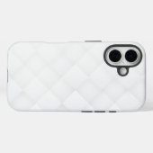 エレガントなホワイトパターン Case-Mate iPhoneケース (裏面 (横))