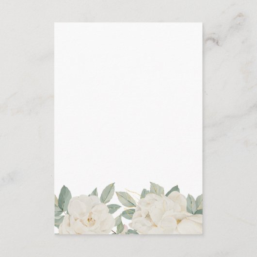 エレガントなホーボー シックな春のスケジュール オブ イベント エンクロージャーカード (裏面)