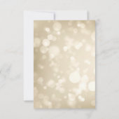 エレガントなボケ効果のワインボトル 披露宴 招待状 (裏面)