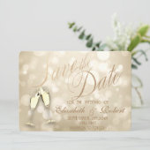 エレガントなボケ ワイングラス  Save The Date セーブザデート (スタンド正面)