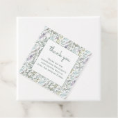 エレガントなボタニカル水彩ベビーシャワー フェイバータグ (インサイチュ)