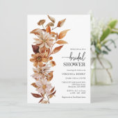 エレガントなボタニカル ブライダルシャワー 招待状 (スタンド正面)