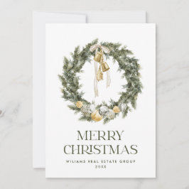 エレガントなボヘミアンのクリスマスプレゼント会社 シーズンカード